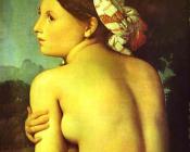 让 奥古斯特 多米尼克 安格尔 : Half-figure of a Bather